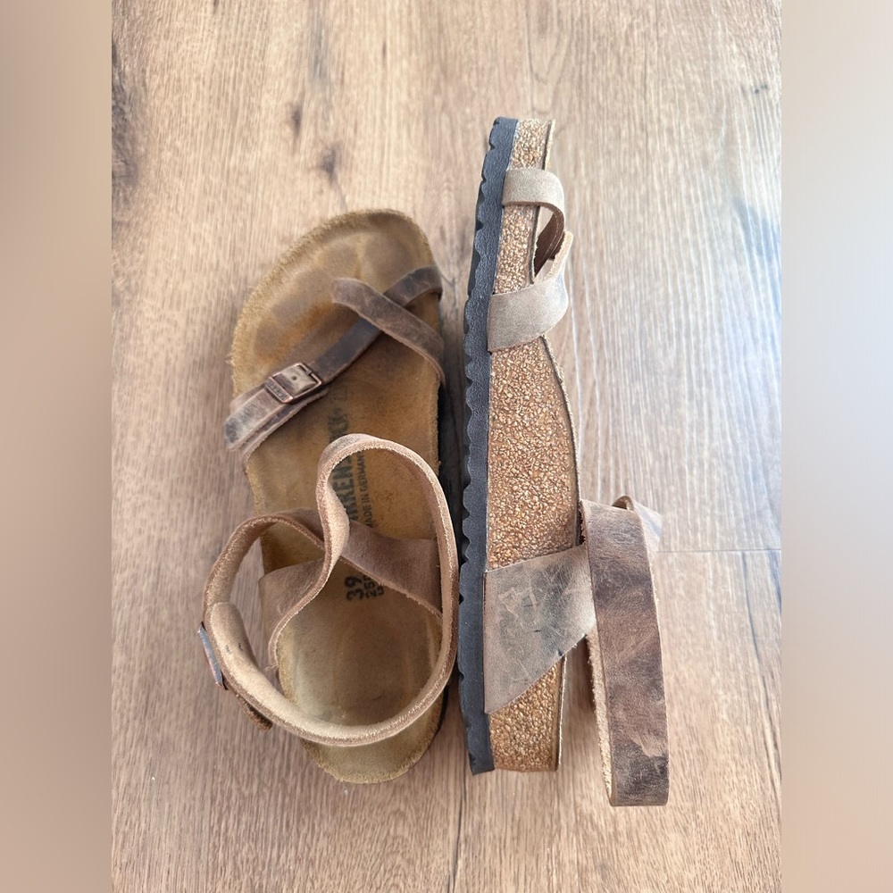 Birkenstock Brown Sandals leather